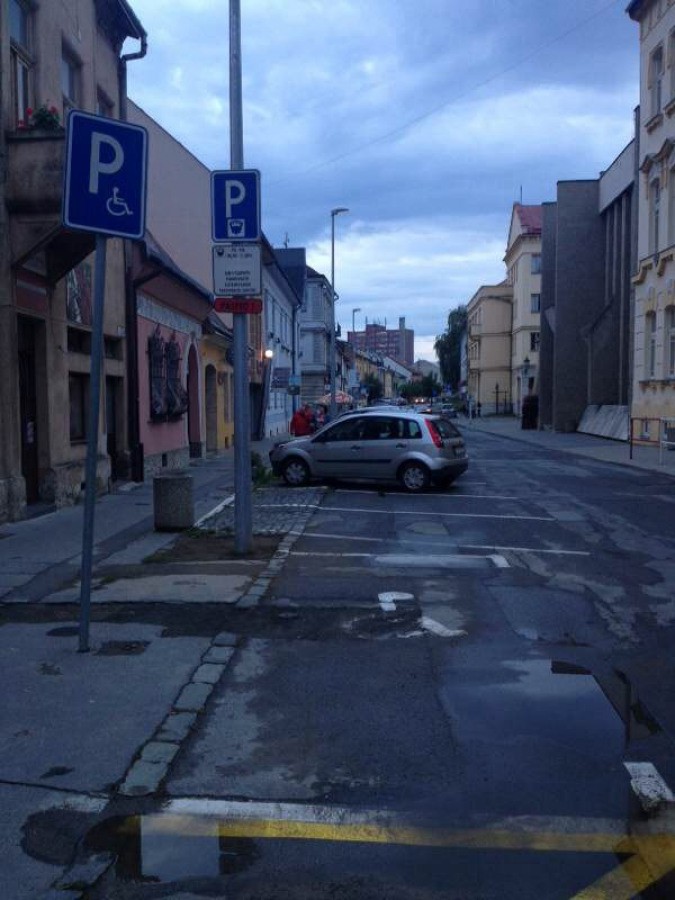 Vozičkárske parkovacie miesto