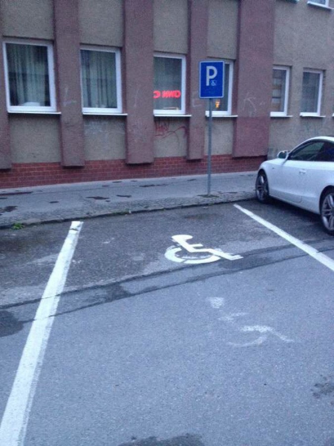 Vozičkárske parkovacie miesto
