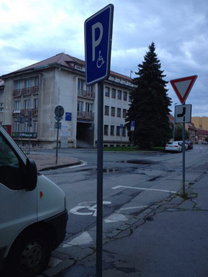 Vozičkárske parkovacie miesto