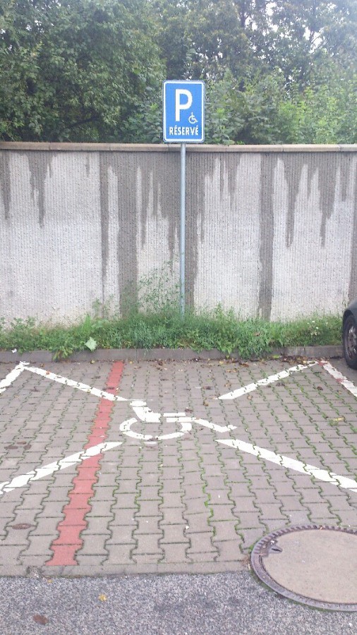 Vozičkárske parkovacie miesto