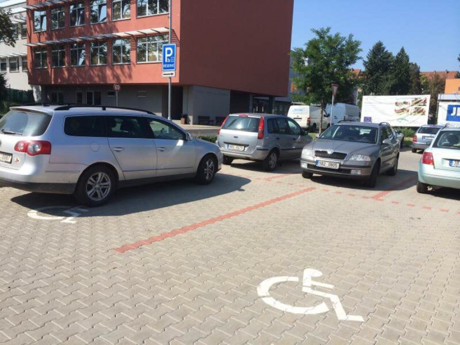 Vozičkárske parkovacie miesto