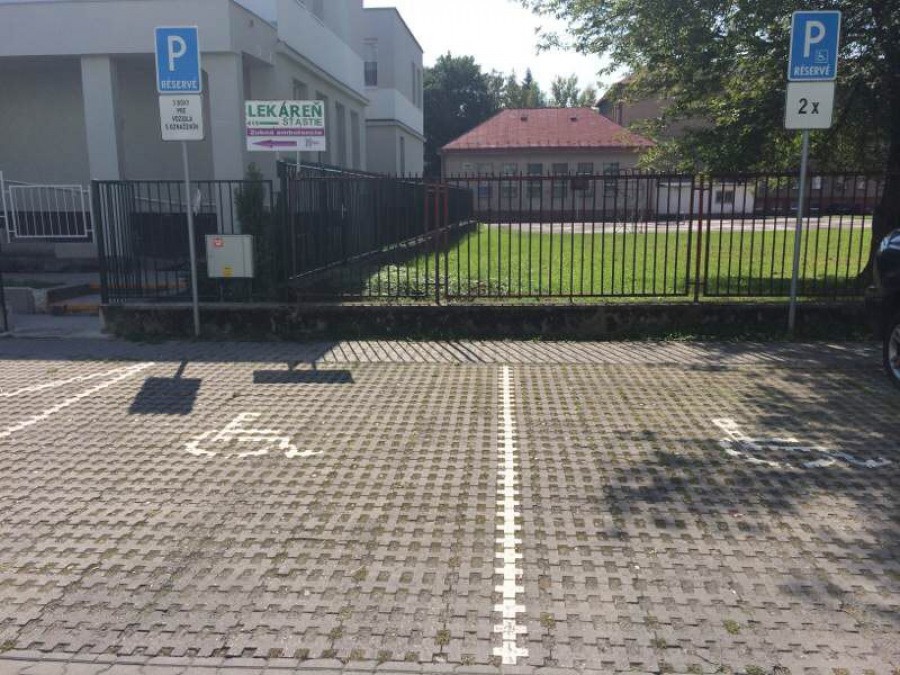 Vozičkárske parkovacie miesto