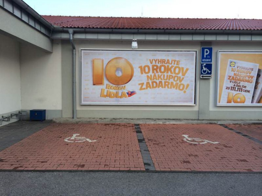 Vozičkárske parkovacie miesto