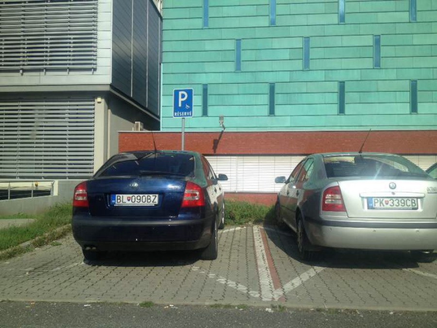 Vozičkárske parkovacie miesto