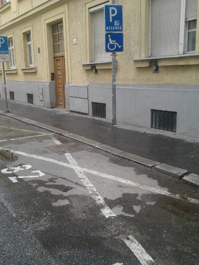 Vozičkárske parkovacie miesto