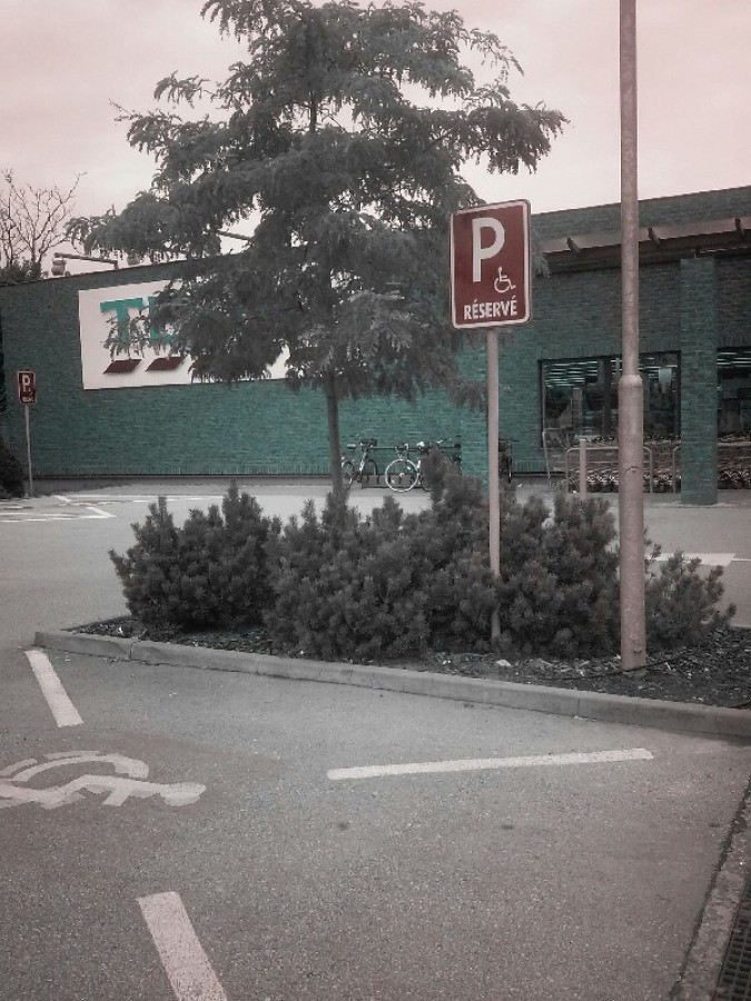 Vozičkárske parkovacie miesto