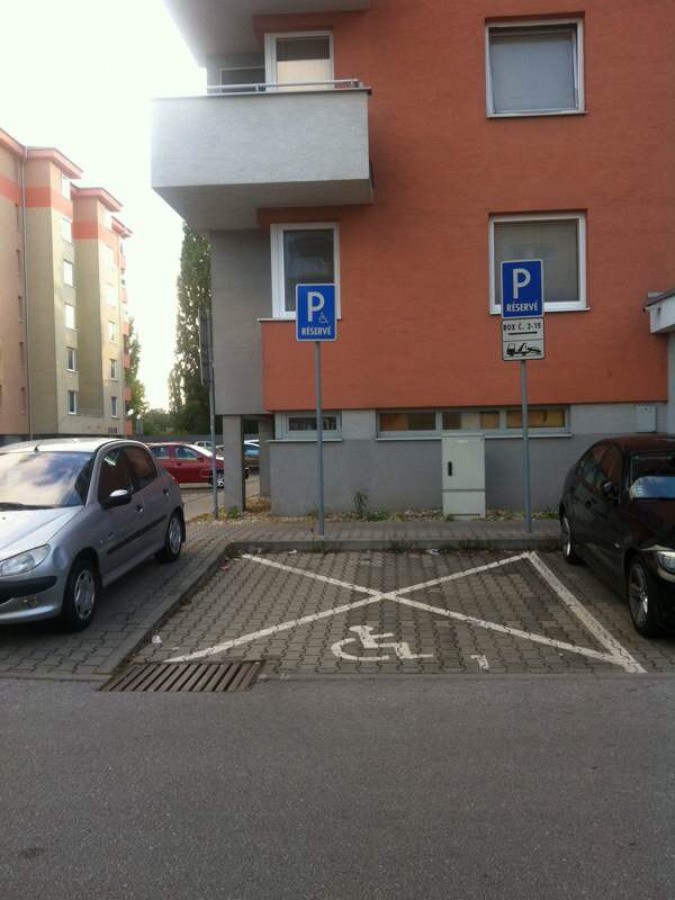 Vozičkárske parkovacie miesto