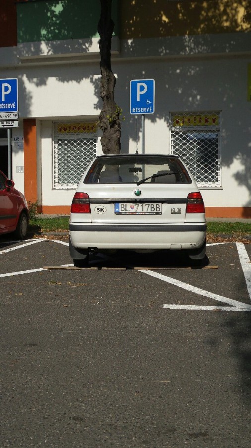 Vozičkárske parkovacie miesto