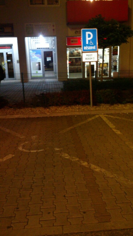 Vozičkárske parkovacie miesto