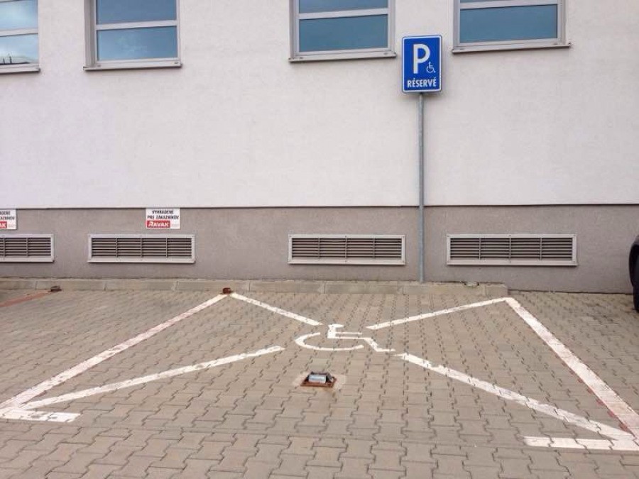 Vozičkárske parkovacie miesto