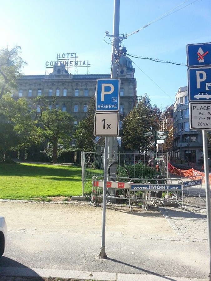 Vozičkárske parkovacie miesto