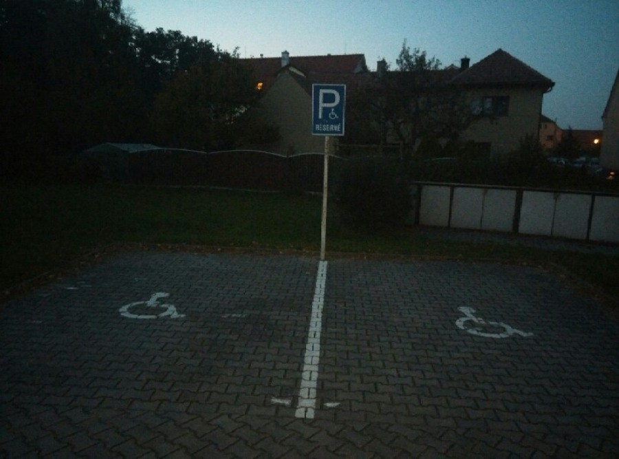 Vozičkárske parkovacie miesto
