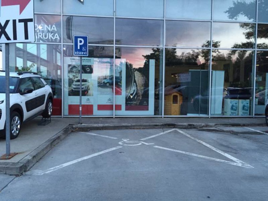 Vozičkárske parkovacie miesto