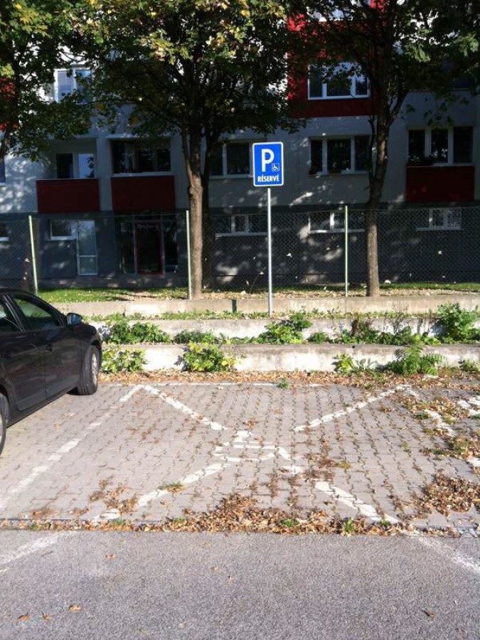 Vozičkárske parkovacie miesto