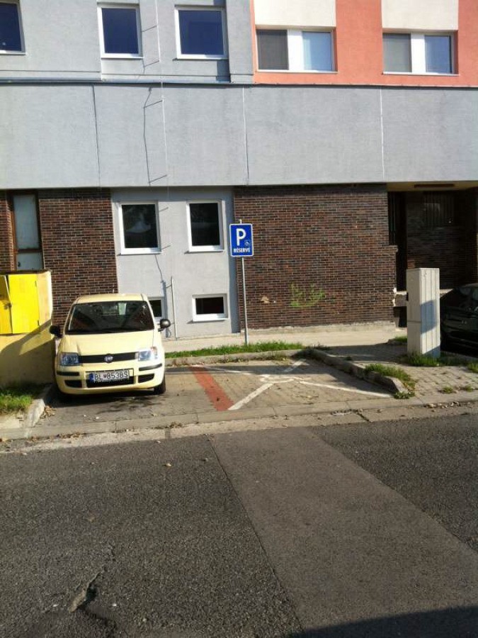 Vozičkárske parkovacie miesto