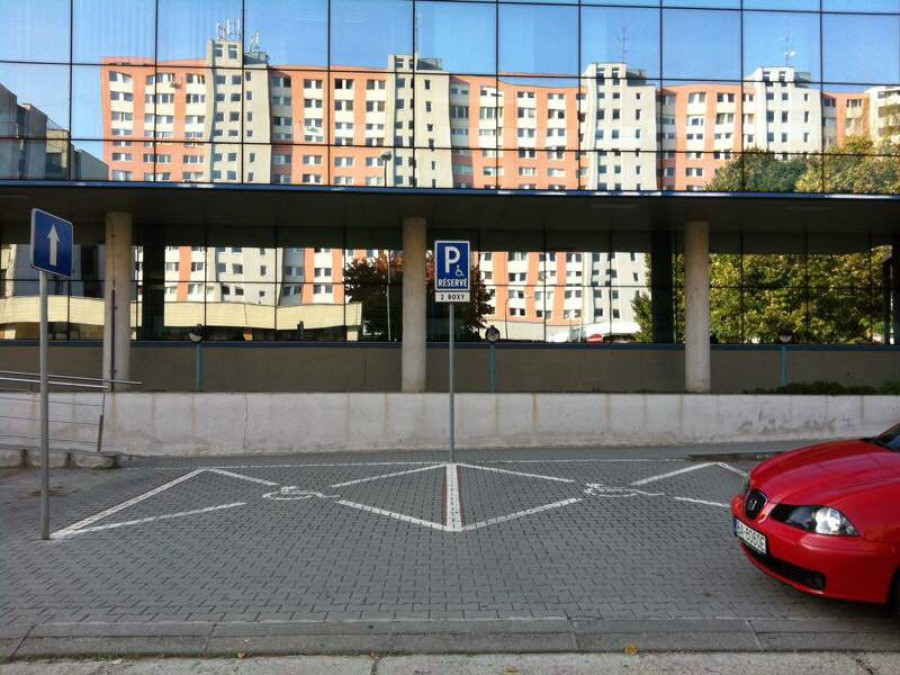 Vozičkárske parkovacie miesto