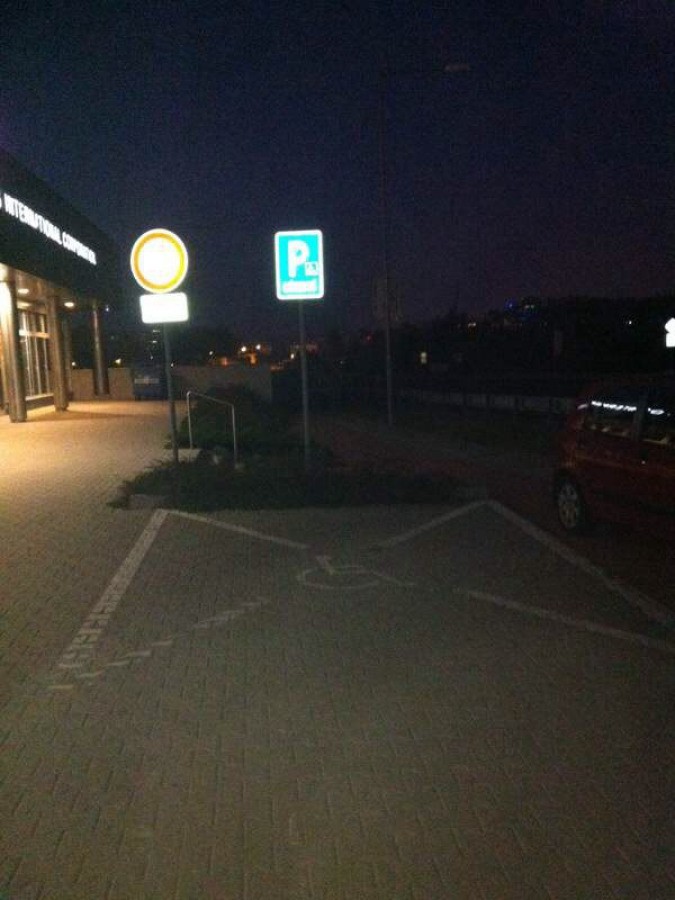 Vozičkárske parkovacie miesto