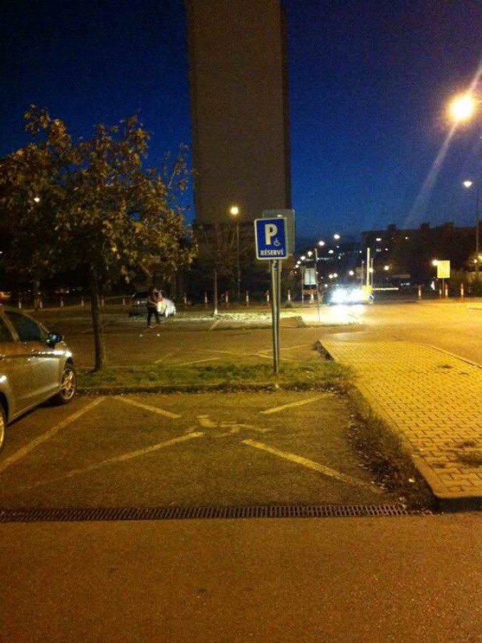 Vozičkárske parkovacie miesto