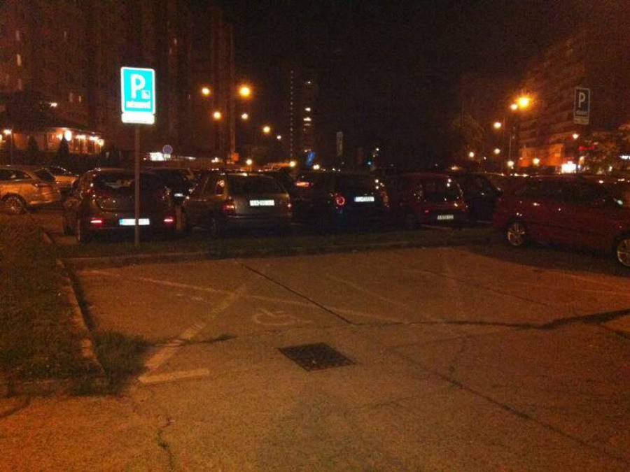 Vozičkárske parkovacie miesto