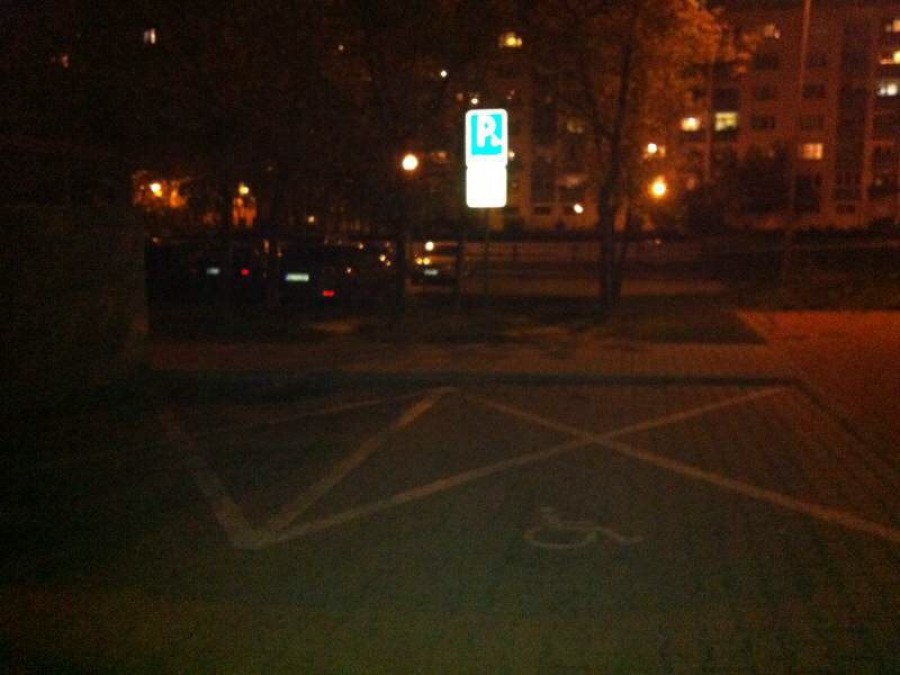 Vozičkárske parkovacie miesto