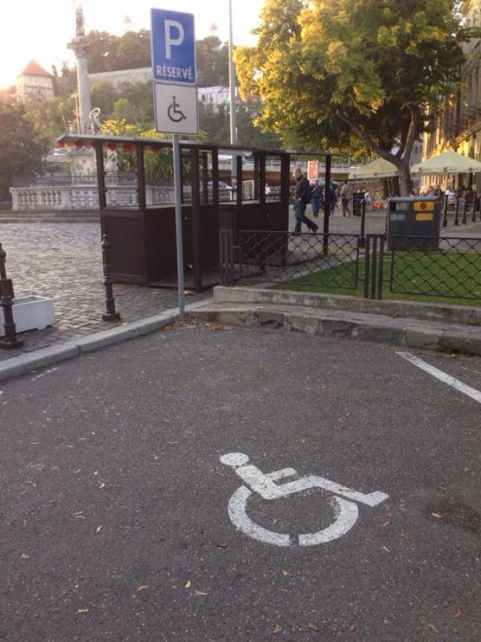 Vozičkárske parkovacie miesto