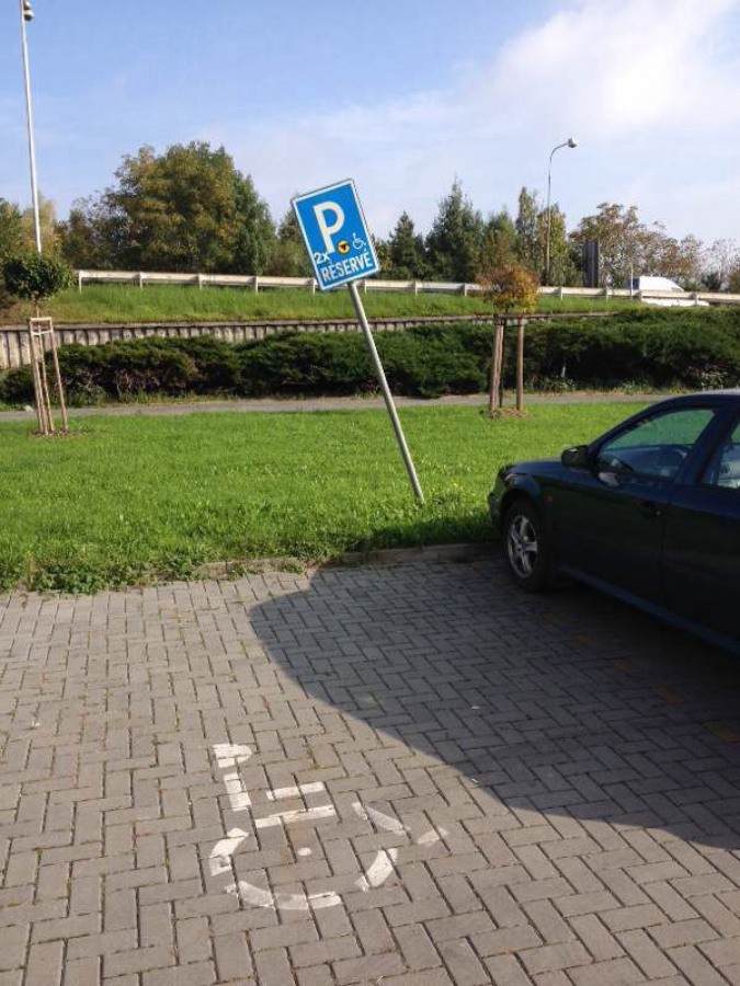 Vozičkárske parkovacie miesto