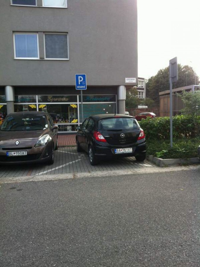 Vozičkárske parkovacie miesto