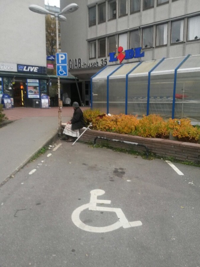 Vozičkárske parkovacie miesto