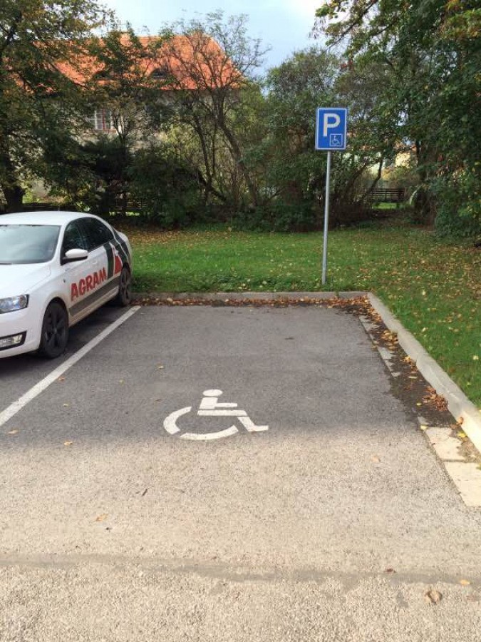 Vozičkárske parkovacie miesto
