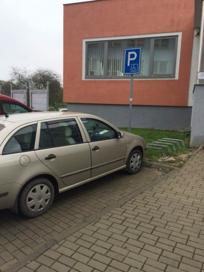 Vozičkárske parkovacie miesto