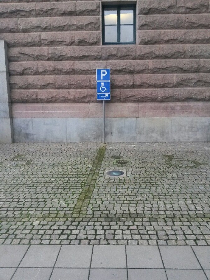 Vozičkárske parkovacie miesto
