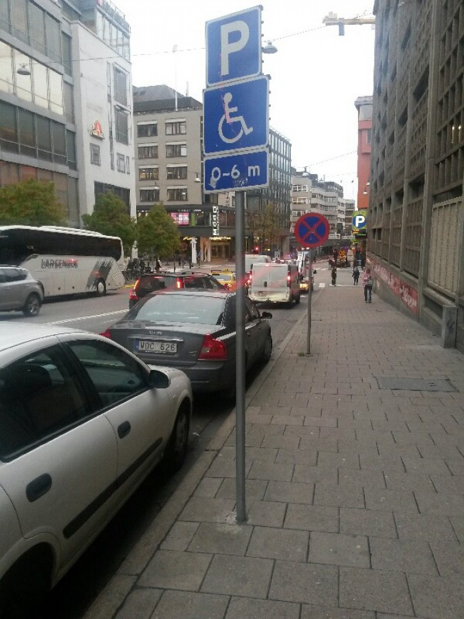 Vozičkárske parkovacie miesto