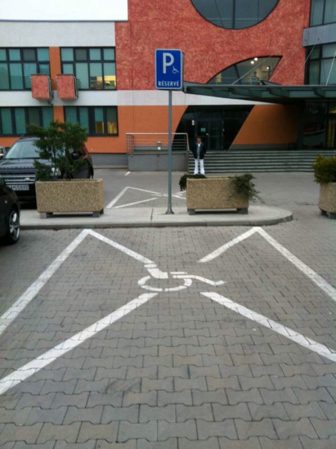 Vozičkárske parkovacie miesto