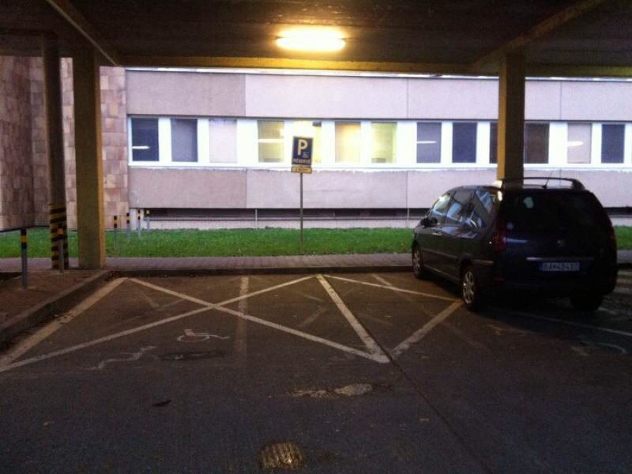 Vozičkárske parkovacie miesto
