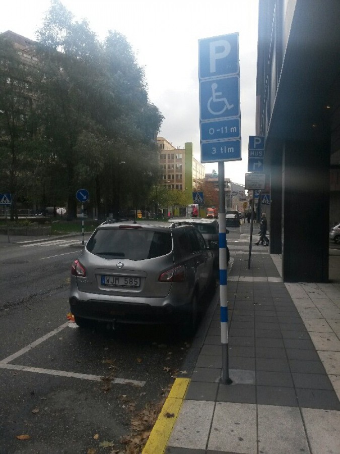 Vozičkárske parkovacie miesto