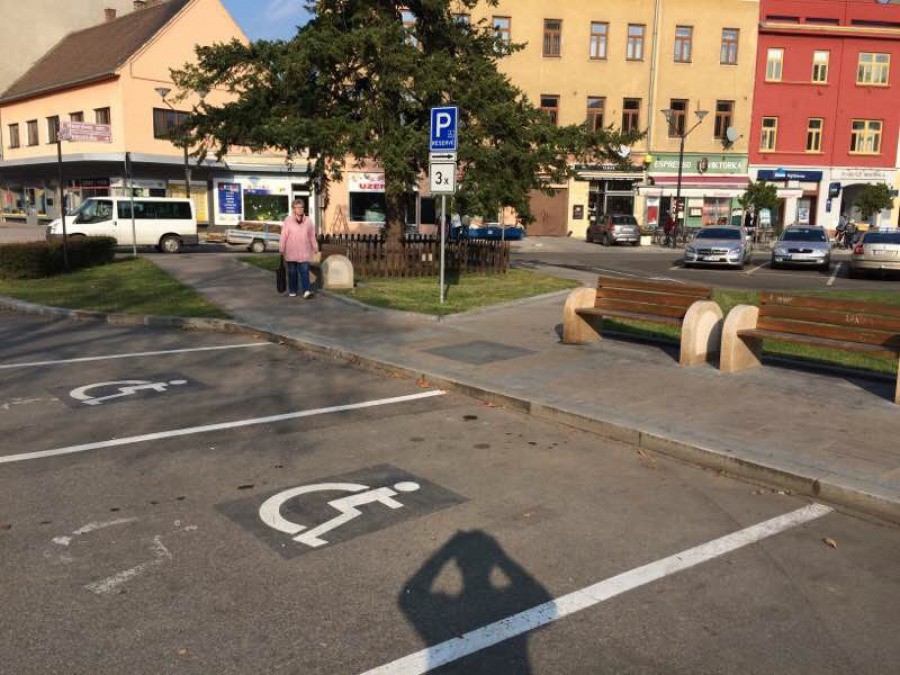 Vozičkárske parkovacie miesto