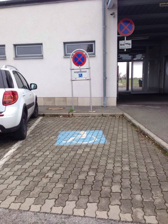 Vozičkárske parkovacie miesto