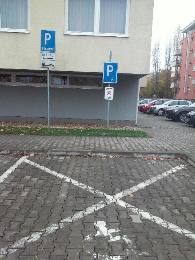 Vozičkárske parkovacie miesto