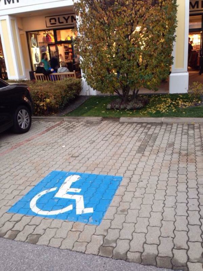 Vozičkárske parkovacie miesto