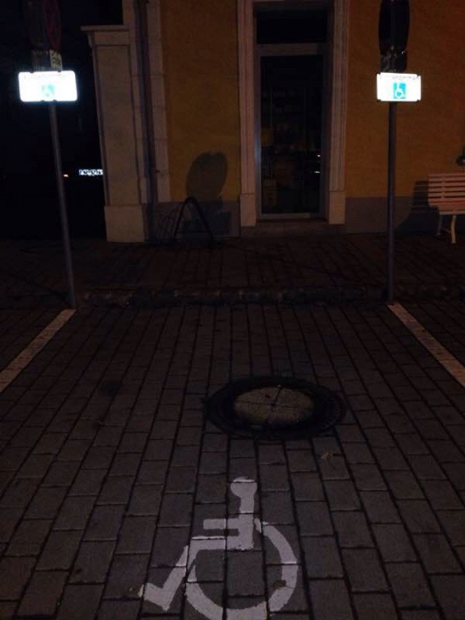Vozičkárske parkovacie miesto
