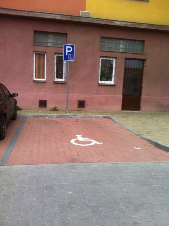 Vozičkárske parkovacie miesto