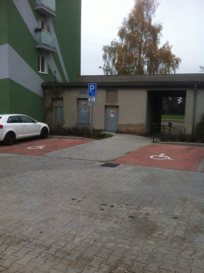 Vozičkárske parkovacie miesto