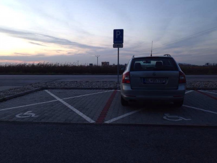 Vozičkárske parkovacie miesto