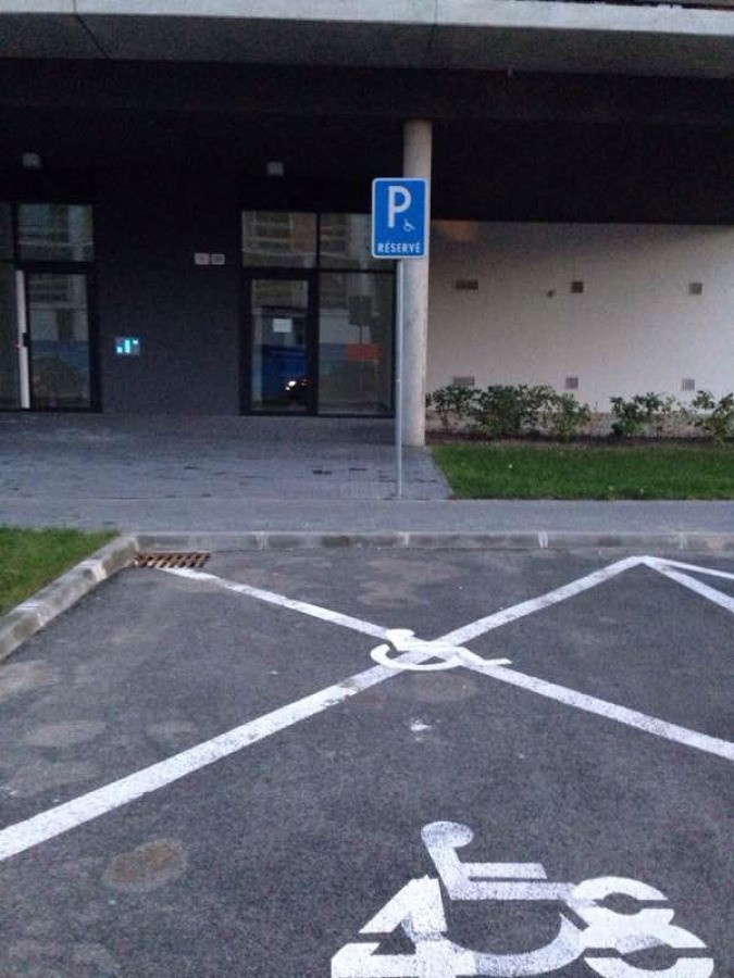 Vozičkárske parkovacie miesto