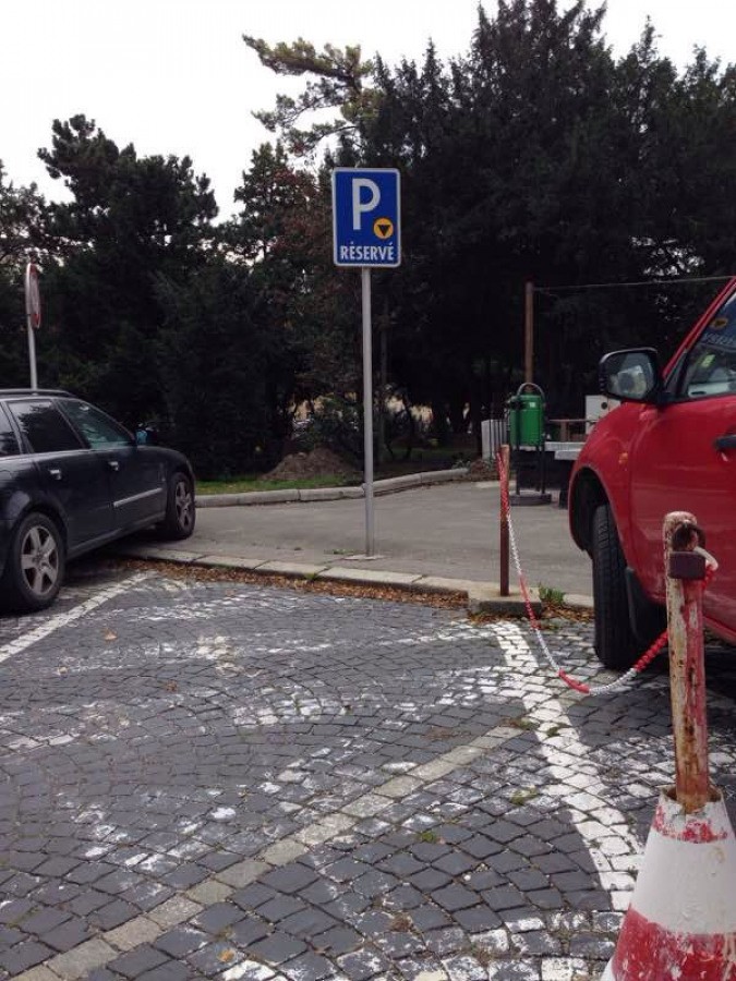 Vozičkárske parkovacie miesto