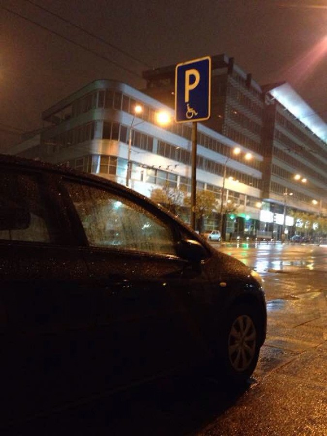 Vozičkárske parkovacie miesto