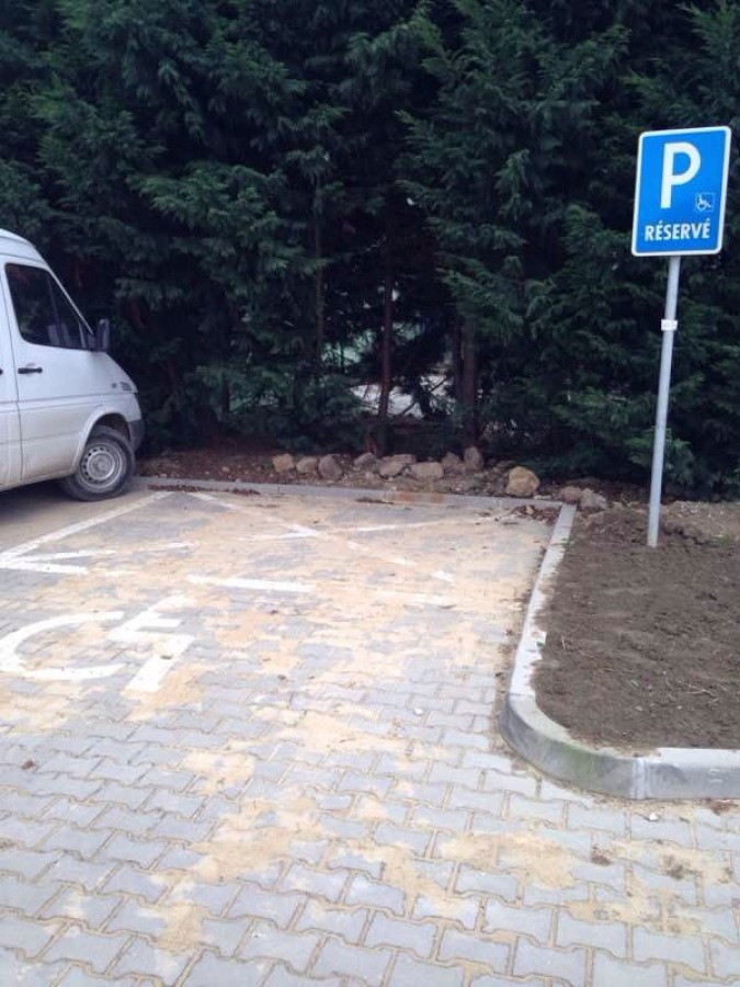 Vozičkárske parkovacie miesto
