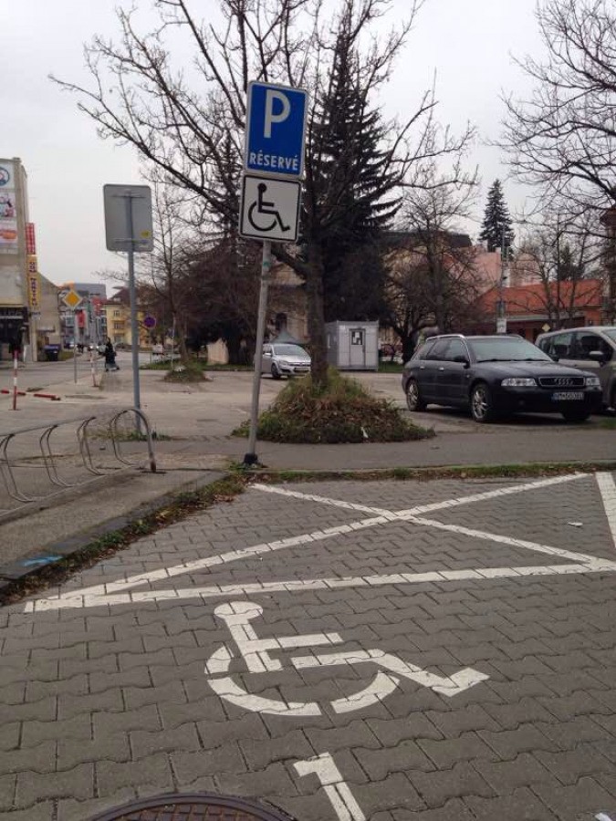 Vozičkárske parkovacie miesto
