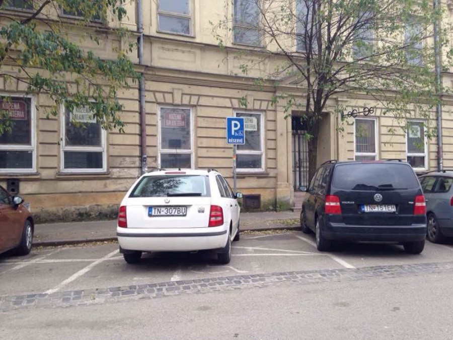 Vozičkárske parkovacie miesto