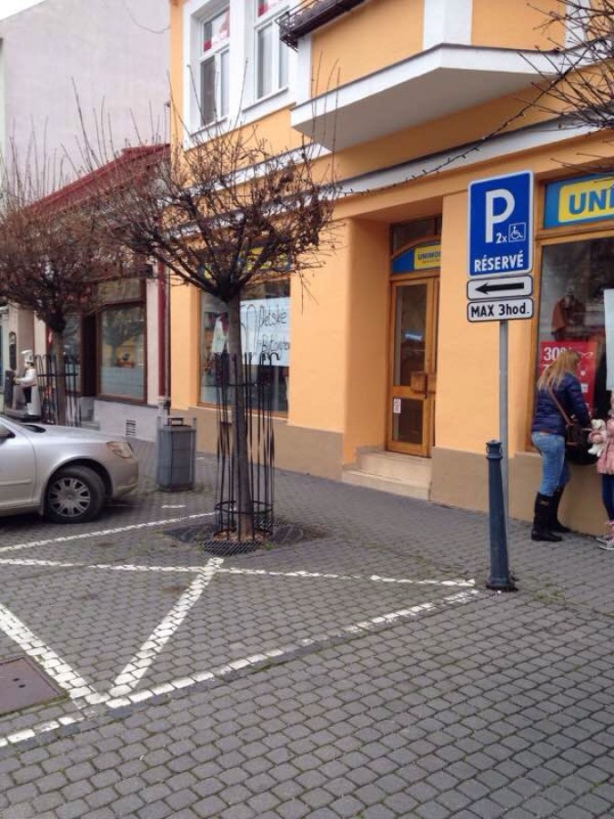 Vozičkárske parkovacie miesto